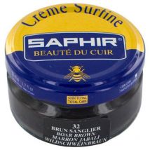 Cirage Crème Surfine Pommadier SAPHIR, 50 ml BRUN SANGLIER