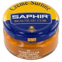 Pommadier pot 50ml marron clair Saphir