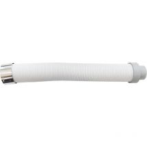 Kit d'aspiration poele a granules tuyau dn 60 / 50 tuyau extensible blanc bac 150 conduit de cheminee a granules