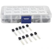 Kit d'assortiment de transistors de puissance à usage général, 200 pièces, 10 valeurs BC327BC558
