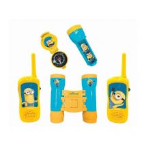 Lexibook - Kit d'aventurier avec Talkie-Walkies portée 120m Les Minions