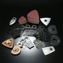 Kkmoon - Kit de 100 hojas oscilantes mixtas para sierra multiherramienta, accesorio multiherramienta