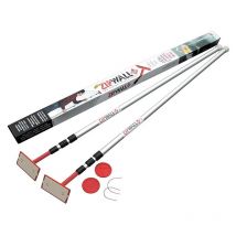 Perche pour peintre – Kit de 2 perches télescopiques aluminium – Aluminium anodisé, Longueur jusqu’à 3,70 m – ZIPWALL