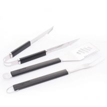 Char-broil - Lot de 3 ustensiles pour barbecue CharBroil Spatule Pince Fourchette
