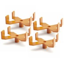 Supports en X BORA Centipede – Accessoire pour établi – Couleur orange – Installation rapide