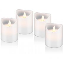 Bundel 4Set led Kerzen w7,5x10cm(74365)u.10xAAA (75266) - Goobay
