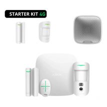 Kit de alarma antirrobo inalámbrica Ajax aj-starterkit-cam-w con app 4G