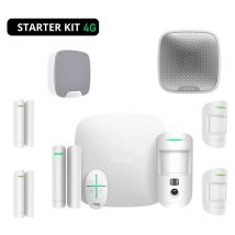 Ajax - kit de alarma antirrobo inalámbrica aj-starterkit-cam-w con app 4G