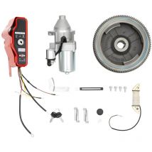Gojoy - Kit de arranque eléctrico para Honda GX390 13 cv 11 Ps Motor de Arranque con Imán Best Eléctrico Arranque Kit de Arranque Motor de Volante