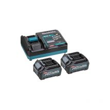 Makita - Kit de batteries 40 v avec 2x batteries 2,5 Ah et chargeur