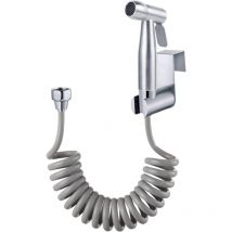 Kit de Bidet de Toilette de haute qualité, avec crochet de réservoir d'eau et tuyau de douche flexible télescopique en ABS de 59" pour l'hygiène