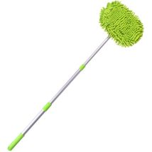 Ahlsen Kit De Brosse De Lavage De Voiture En Microfibre Mitt Éponge Avec Manche Long Kit De Fournitures De Nettoyage De Voiture Duster Lavage Voiture 