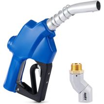 Coocheer - Kit de Buse de Carburant Automatique 1' npt Pistolet Distributeur Remplissage de Carburant Arrêt Automatique avec Pivot de Tuyau 360°