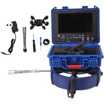 Eosnow - Kit de caméra d'inspection des égouts, écran hd 30M 1080P, étanche IP68, avec carte de 16 go, Endoscope, système de plomberie vidéo, prise