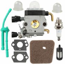 Kit De Carburateur Compatible Avec Les Pièces Et Accessoires De Moteur Stihl Fs38 Fs45 Fs46 Fs55 Km55 Remplacer Le Filtre À Air Du Kit De Conduite De 