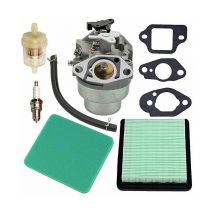Kit de carburateur GCV160 Kit de carburateur pour tondeuse à gazon Kit de carburateur avec joint de bougie d'allumage Kit de filtre à air de carburant