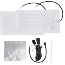 Lifcausal - Kit de chauffage de siège en fibre de carbone 12 v avec interrupteur haute température et basse housse de siège coussin chauffant coussin