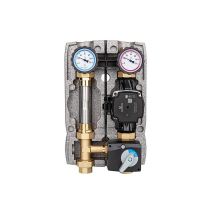 Banyo - Kit de circuit de chauffage Easyflow DN25 (1') avec vanne mélangeuse à 3 voies et circuit de compteur de chaleur, pompe