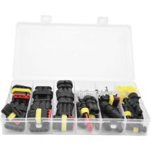 Kit de connecteurs de fils électriques étanches pour automobiles, ensemble d'assortiment de bornes mâles et femelles