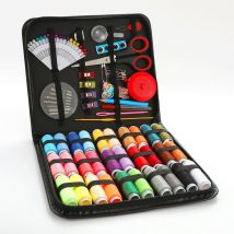 Kit de Couture 112 pcs - Trousse Complète avec Étui de Transport - Accessoires de Couture pour Voyage, Maison, Utilisation d'urgence
