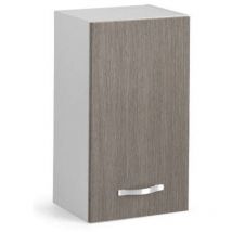 Kit de cuisine suspendu 1 porte 40x30x72h finition mélèze gris - Séjour