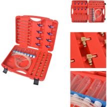 Vidaxl - Kit de débitmètre diesel et adaptateur Rail commun 8 cylindres - Débimètre Diesel - Outil Diagnostic - Outil Injection Diesel - Kit