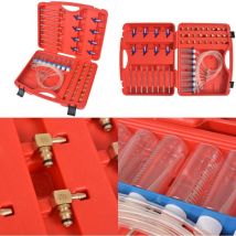 Vidaxl - Kit de débitmètre diesel et adaptateur Rail commun 8 cylindres - Débimètre Diesel - Outil Diagnostic - Outil Injection Diesel - Kit