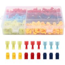 Feiyue - Kit de déconnexion électrique auto-dénudant 200 pièces Borne de fil à épissure rapide en t