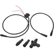 Kit de Démarrage nmea 2000 pour Bateau - Câble d'Alimentation 1M avec Fusible + Connecteurs Mâle/Femelle + Résistance de Terminaison + Té de Jonction