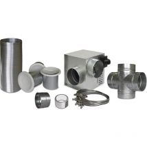 DMO - Kit de distribution d'air chaud débit de 400 m3/h, 3 bouches d'air