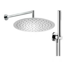 Nobili - Kit de douche avec bras de douche et set de douche en laiton chromé