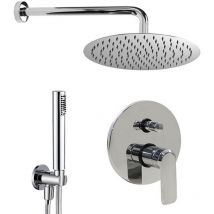 Sphera - Kit de douche Chrome avec Avec mitigeur mod. Emma