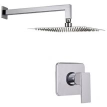 Sphera - Kit de douche Chrome avec Buses en silicon anticalcaire mod. Eva