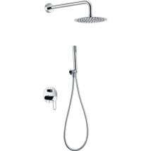 Imex - Kit de douche encastré design milos chromé