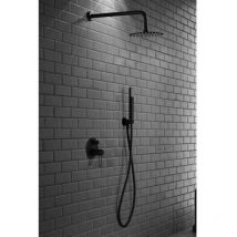 Imex - Kit de douche encastré design milos noir mat