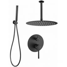 Kit de douche à encastrer astro noir mat