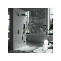 Imex - Kit de douche thermostatique encastré hidra noir mat