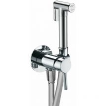 Damast - Kit de ducha higiénico con mezclador modelo redondo 15872 Cromo