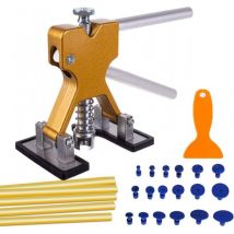 Kit de extracción de abolladuras sin pintura para coche, kit de herramientas de reparación de abolladuras de carrocería, kit de herramientas Golden
