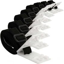 Kit de fijación para cubiertas solares de piscina Ulisem 8 correas - Kit de correas para sistemas de enrolladores móviles, cubiertas de piscina y