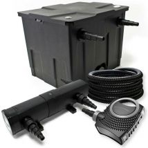 Kit de filtration biologique uvc 18w bassin 12000 l max + tuyau