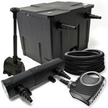 Kit de filtration biologique uvc 36 w bassin 12000 l + pompe fontaine