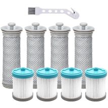 Fei Yu - Kit de filtres de remplacement 9 pièces, pour aspirateur sans fil A10 Hero, A10 Master, A11 Hero, S11, pwrhero11 Snap Dash