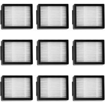 Dhklfa - Kit de filtres pour Roomba E5 / i7 / e5154 / e5158. Pack de filtres de Rechange pour E5 E6 i7 i7+ Plus. Pack de 9 filtres de Rechange.