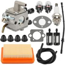 Coocheer - Kit de filtro de aire para carburador Stihl FS120, FS200, FS250, FS300, FS350, FR350, FR450, FR480, repuesto 4134 120 0653, 4134 120 0603