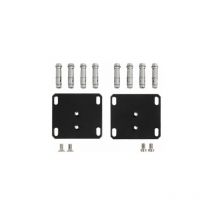 Kit de fixation murale pour ferme-porte intégré INTERIO, toutes fixations incluses - LOCINOX -