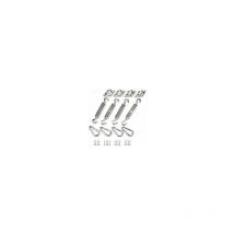 Kit de Fixation pour Voile D'ombrage, Acier Inoxydable Soleil Voile D'ombrage Kit de Fixation pour Triangle et Carré, Rectangle, du Soleil Voile