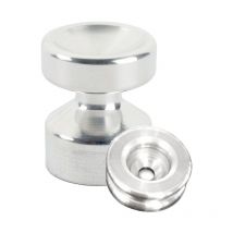 Kit de Fixation : Rondelle multi-matériaux Alu + Petite Patère concave Alu L'attachante