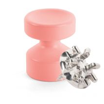 L'attachante - Kit de Fixation : Vis placo Longueur 16 mm Alu + Petite Patère concave Flamant rose