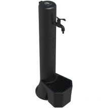 Kit Fontana Nera Con Secchiello Cm 25x33x99 Sined Kit Fontana Tritone Nero